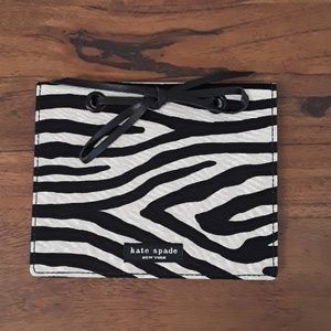 Kate Spade Photo Album zebra print